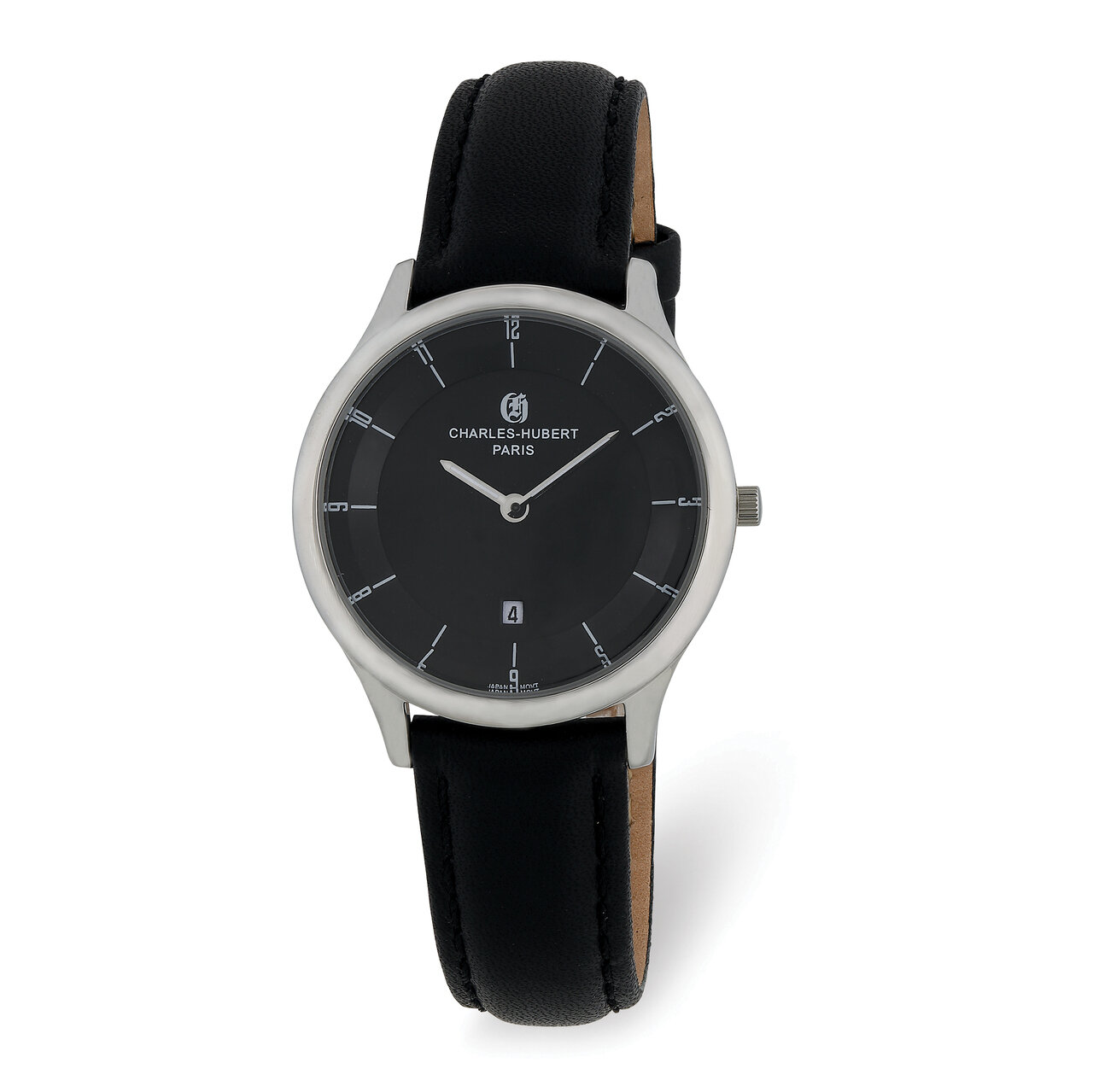 Charles Hubert Ladies Stainless Steel Black Dial Watch  XWA6065, MPN: XWA6065, 848870008678