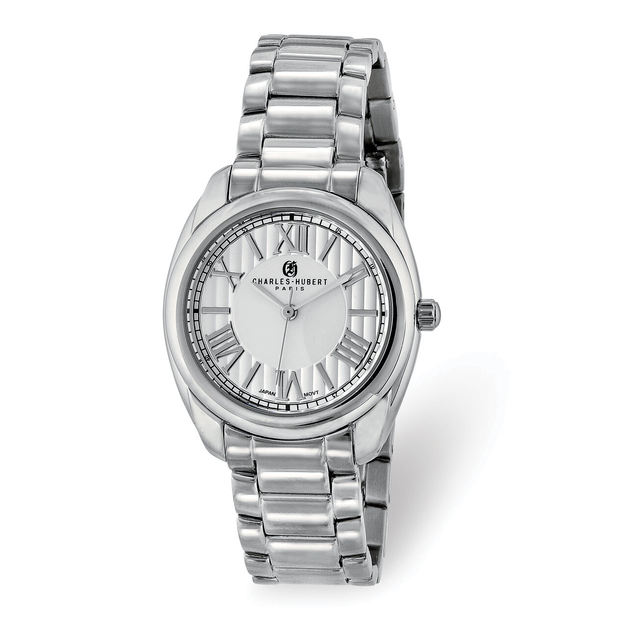 Charles Hubert Ladies Stainless Steel Off-White Dial Watch XWA6085