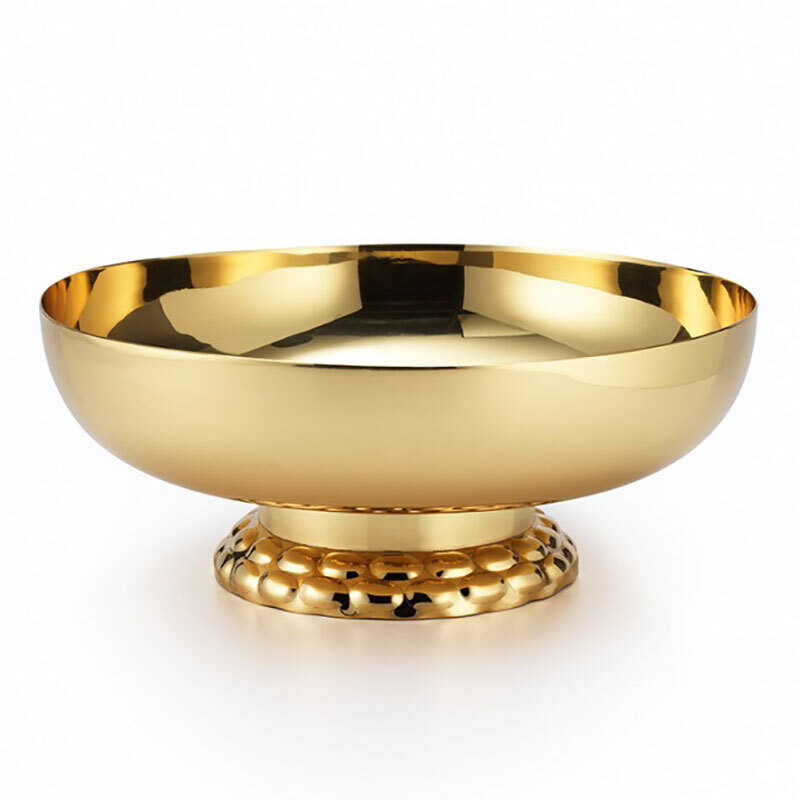 Mary Jurek Helios Brass Bowl with Footrim 11" D BHL005