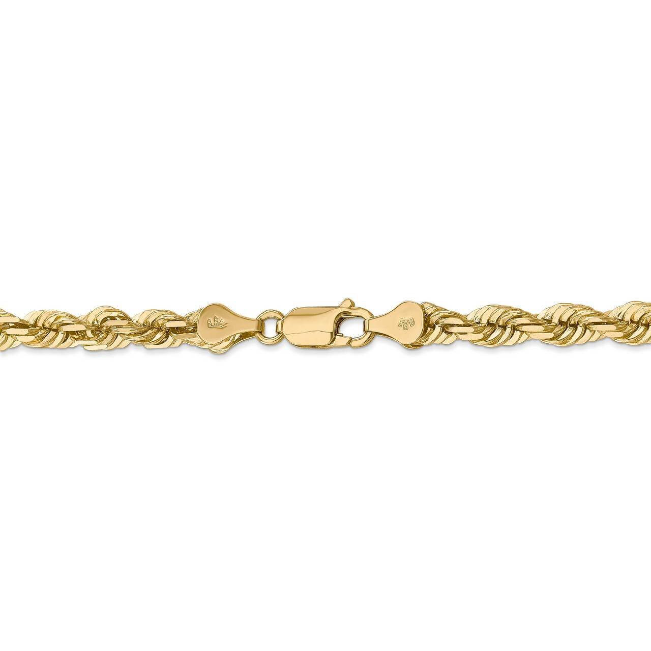 36 Inch 5.5mm Diamond-cut Rope with Lobster Clasp Chain 14k Yellow Gold 040L-36, MPN: 040L-36, 8839…
