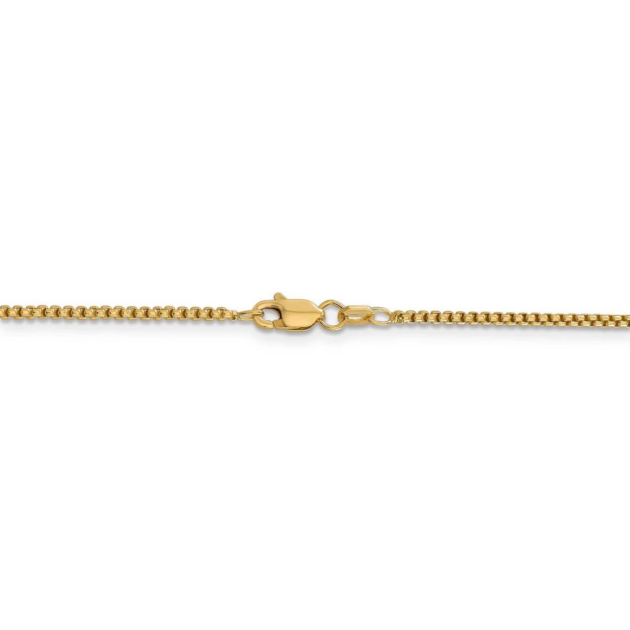 28 Inch 1.5mm Hollow Round Box Chain 14k Yellow Gold BC140-28, MPN: BC140-28, 886774579139