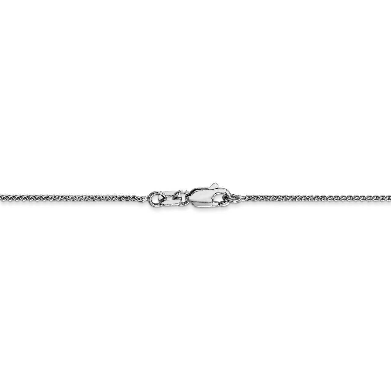 30 Inch 1mm Spiga Pendant Chain 14k White Gold PEN159L-30, MPN: PEN159L-30, 886774587905
