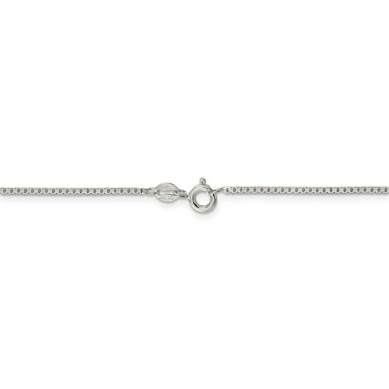 26 Inch 1.35mm 8 Side Diamond Cut Box Chain Sterling Silver QBR026-26, MPN: QBR026-26, 886774086507