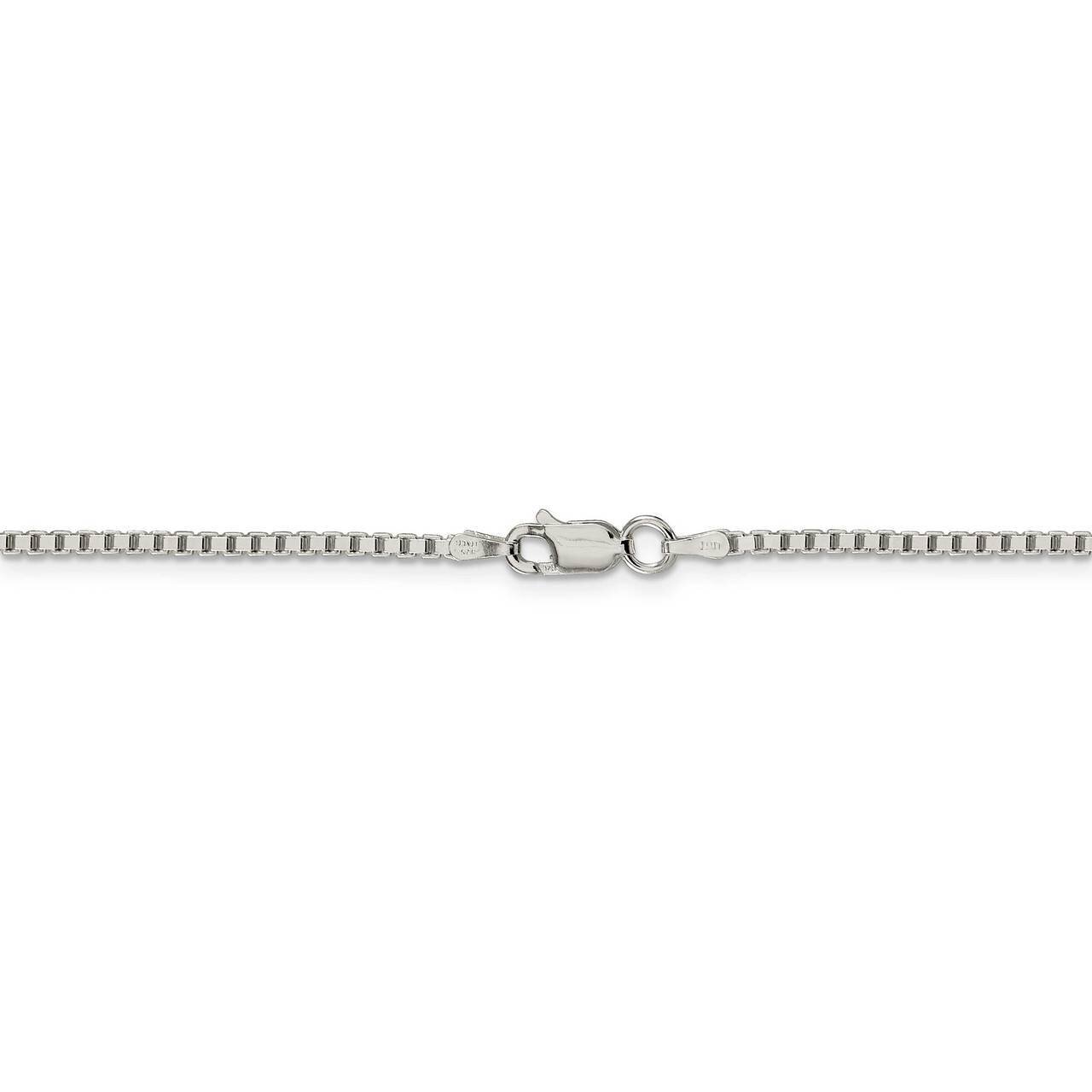 26 Inch 1.75mm Box Chain Sterling Silver QBX035-26, MPN: QBX035-26, 886774079837