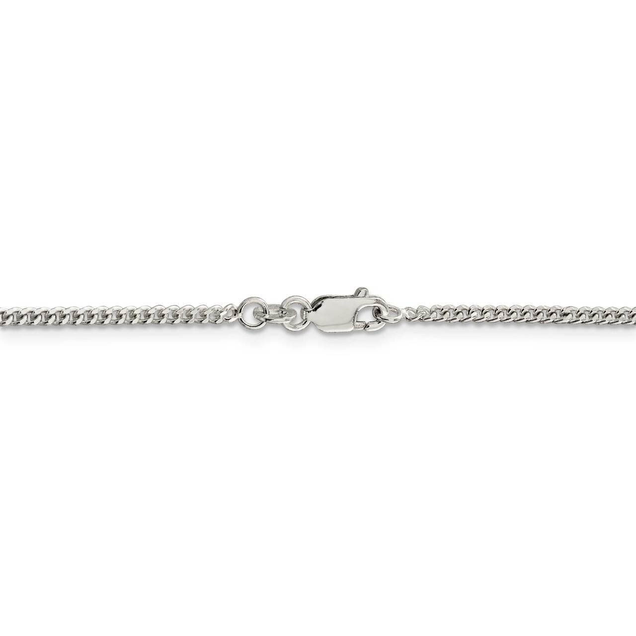 36 Inch 2mm Curb Chain Sterling Silver QCB060-36, MPN: QCB060-36, 886774082493