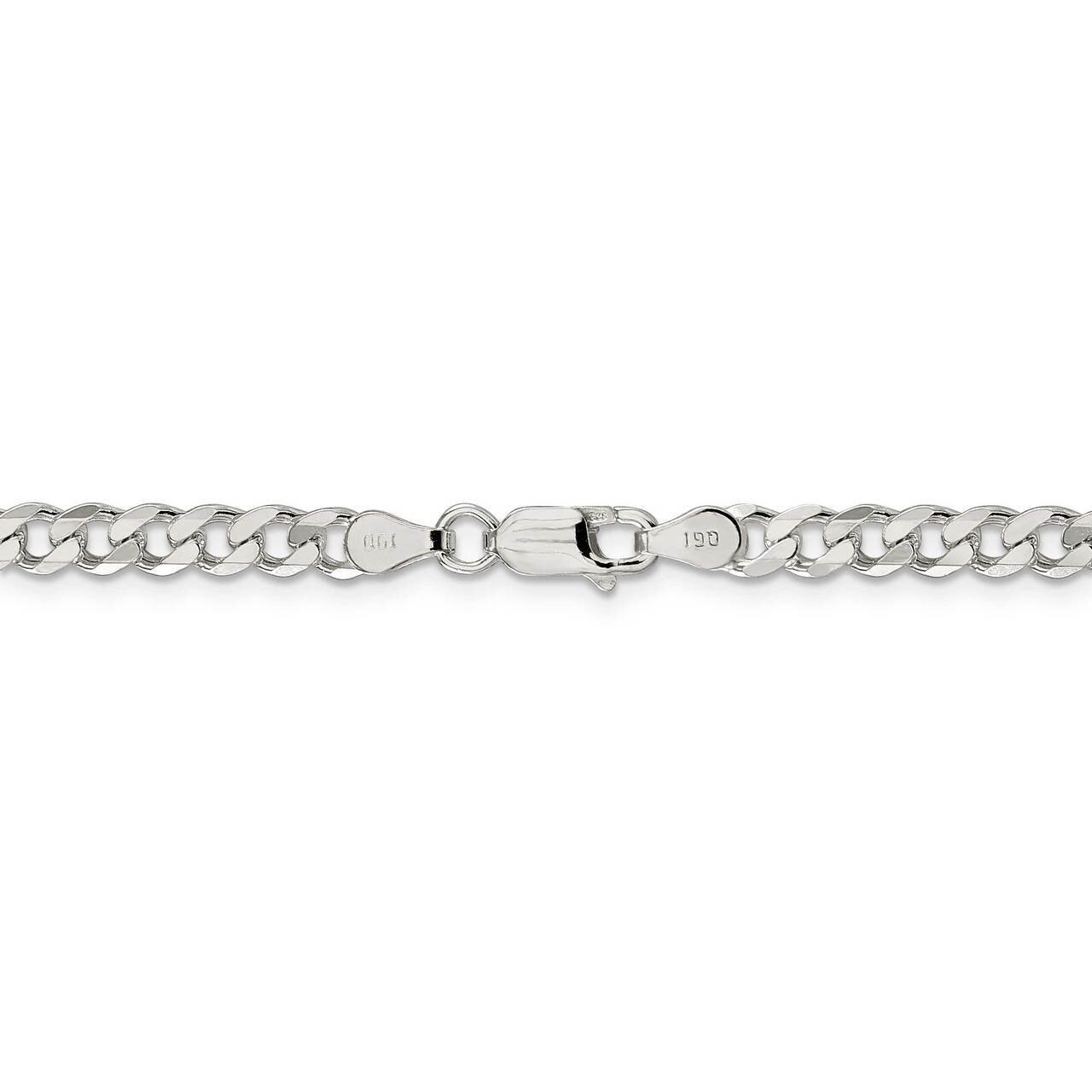 36 Inch 4.5mm Curb Chain Sterling Silver QCB120-36, MPN: QCB120-36, 883957903774