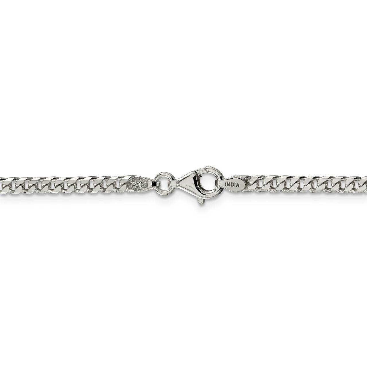 30 Inch Polished 3.15mm Curb Chain Sterling Silver QFC146-30, MPN: QFC146-30, 886774120157