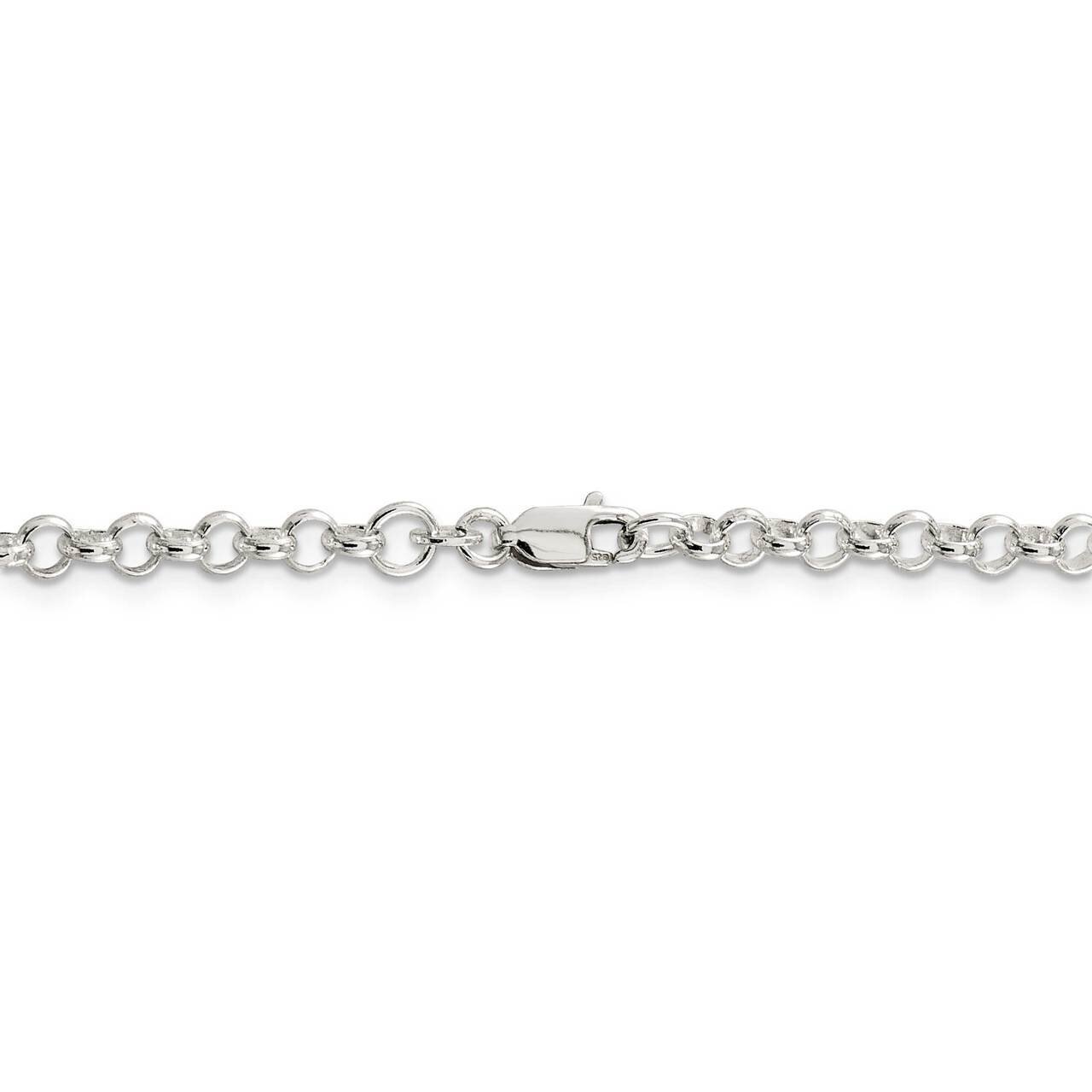 36 Inch 4.0mm Rolo Chain Sterling Silver QFC75-36