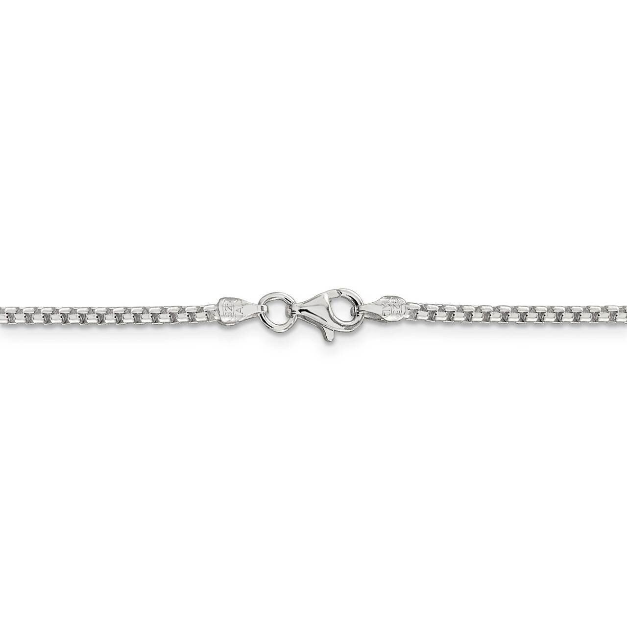 22 Inch 2mm Round Box Chain Sterling Silver QHX040-22