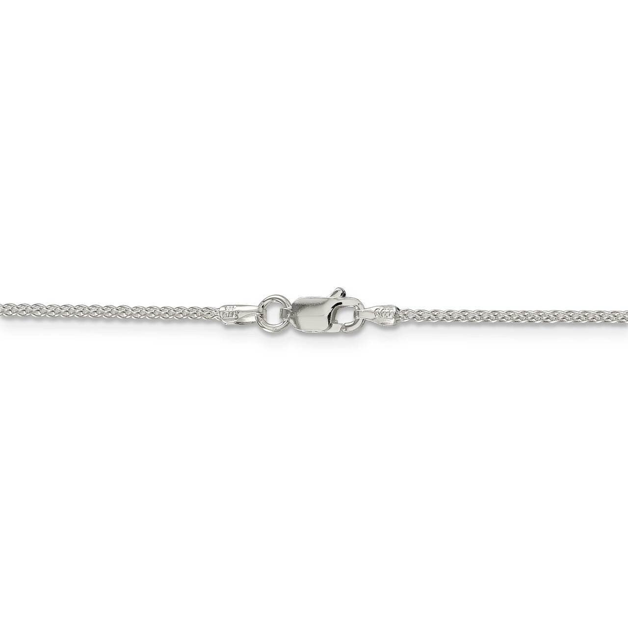 28 Inch 1.50mm Round Spiga Chain Sterling Silver QSP035-28, MPN: QSP035-28, 886774124766