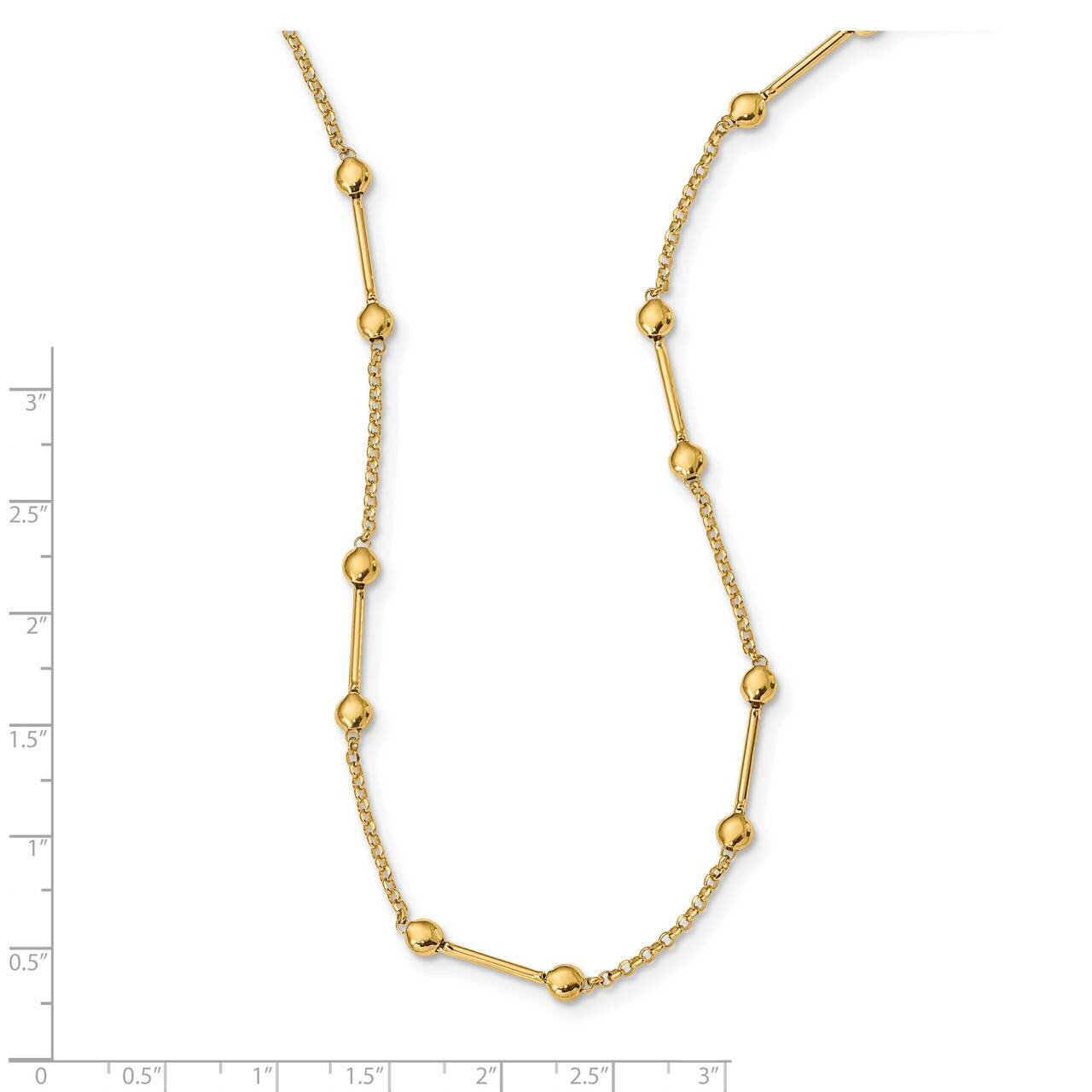 24 Inch Fancy Chain Necklace 14k Yellow Gold SF2623-24