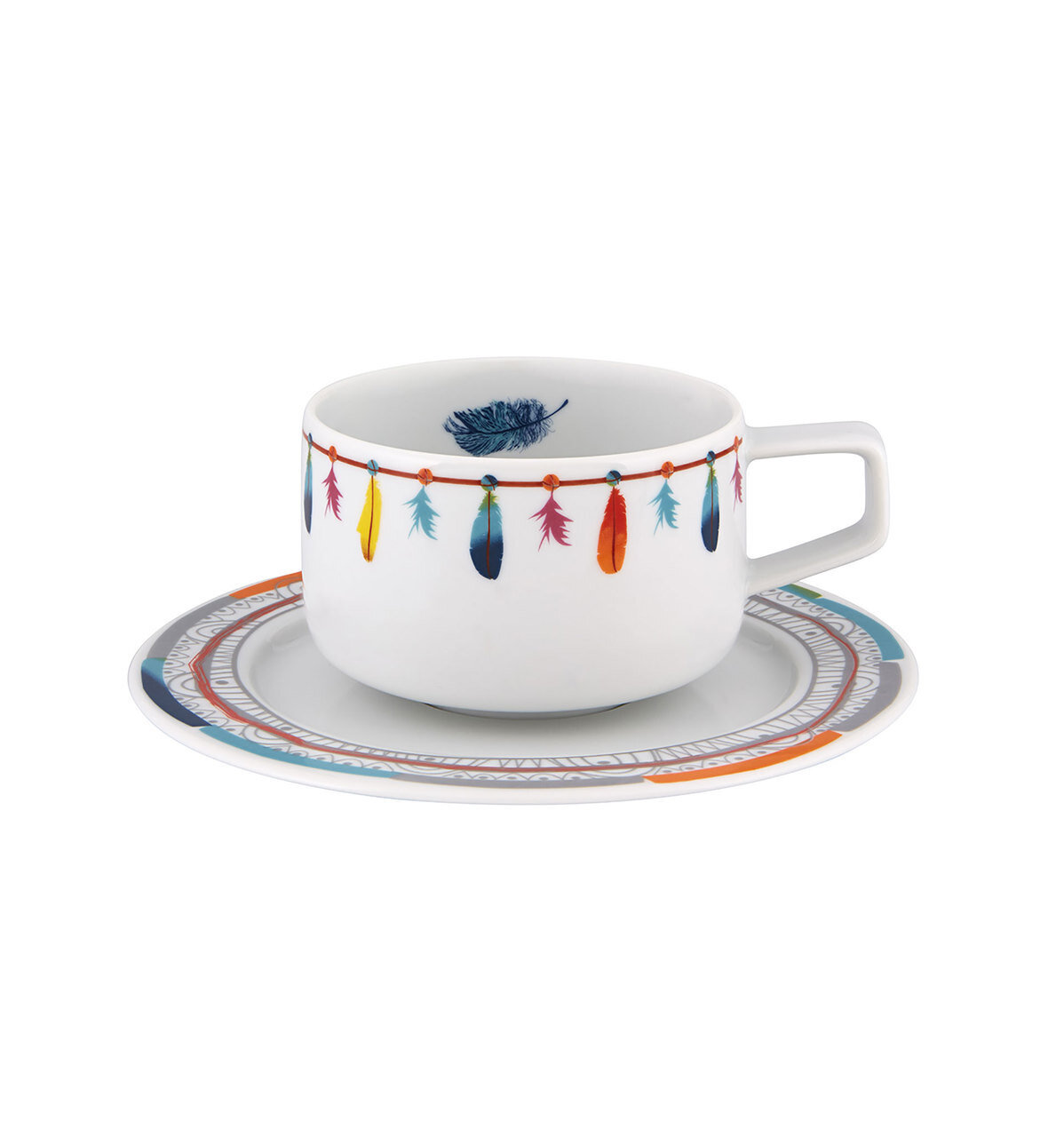 Vista Alegre Atrapasuenumbers Tea Cup &amp; Saucer 21131361, MPN: 21131361, 5601266076898