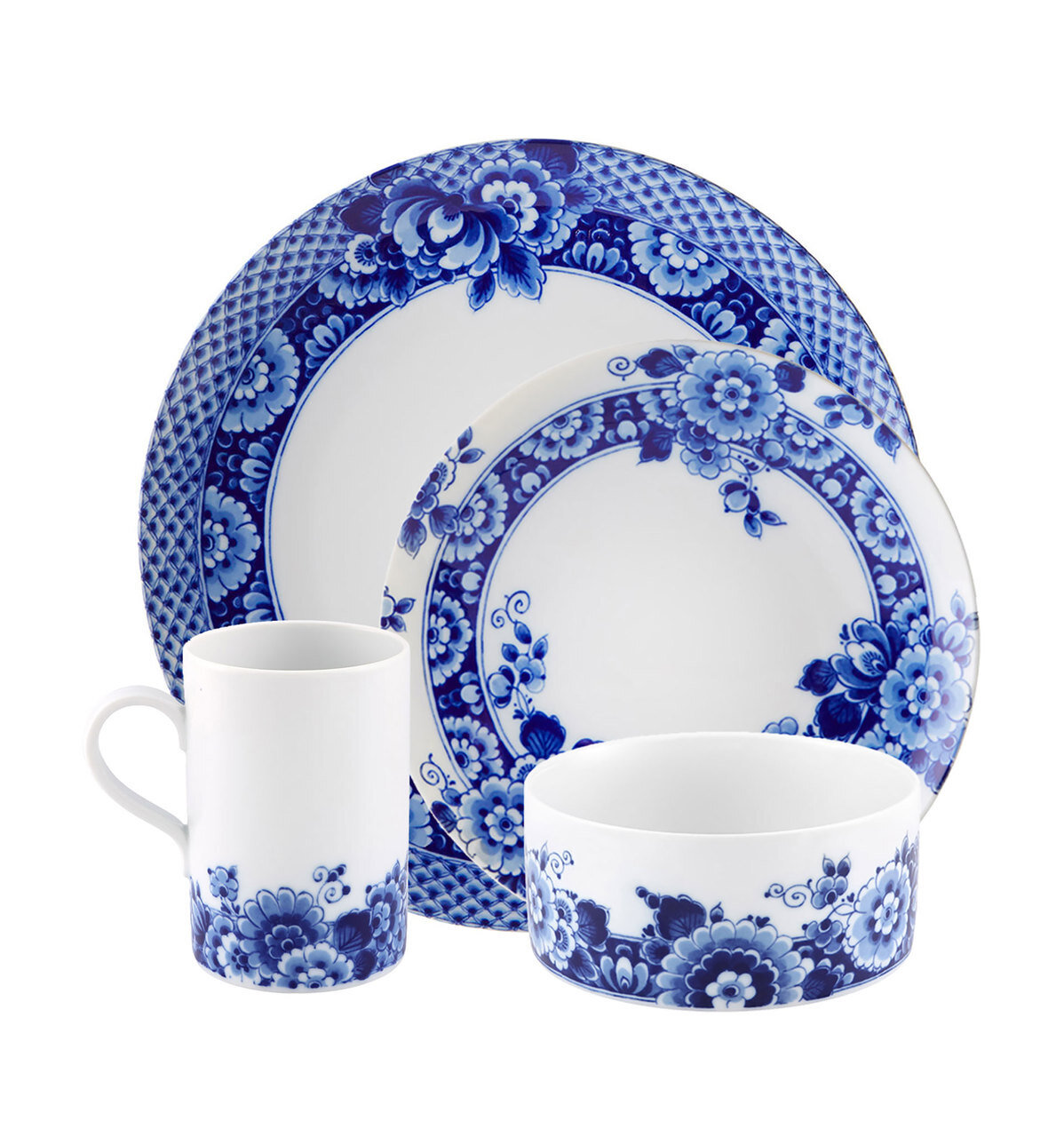 Vista Alegre Blue Ming 4 Piece Place Setting 21128646, MPN: 21128646, 5601266130569