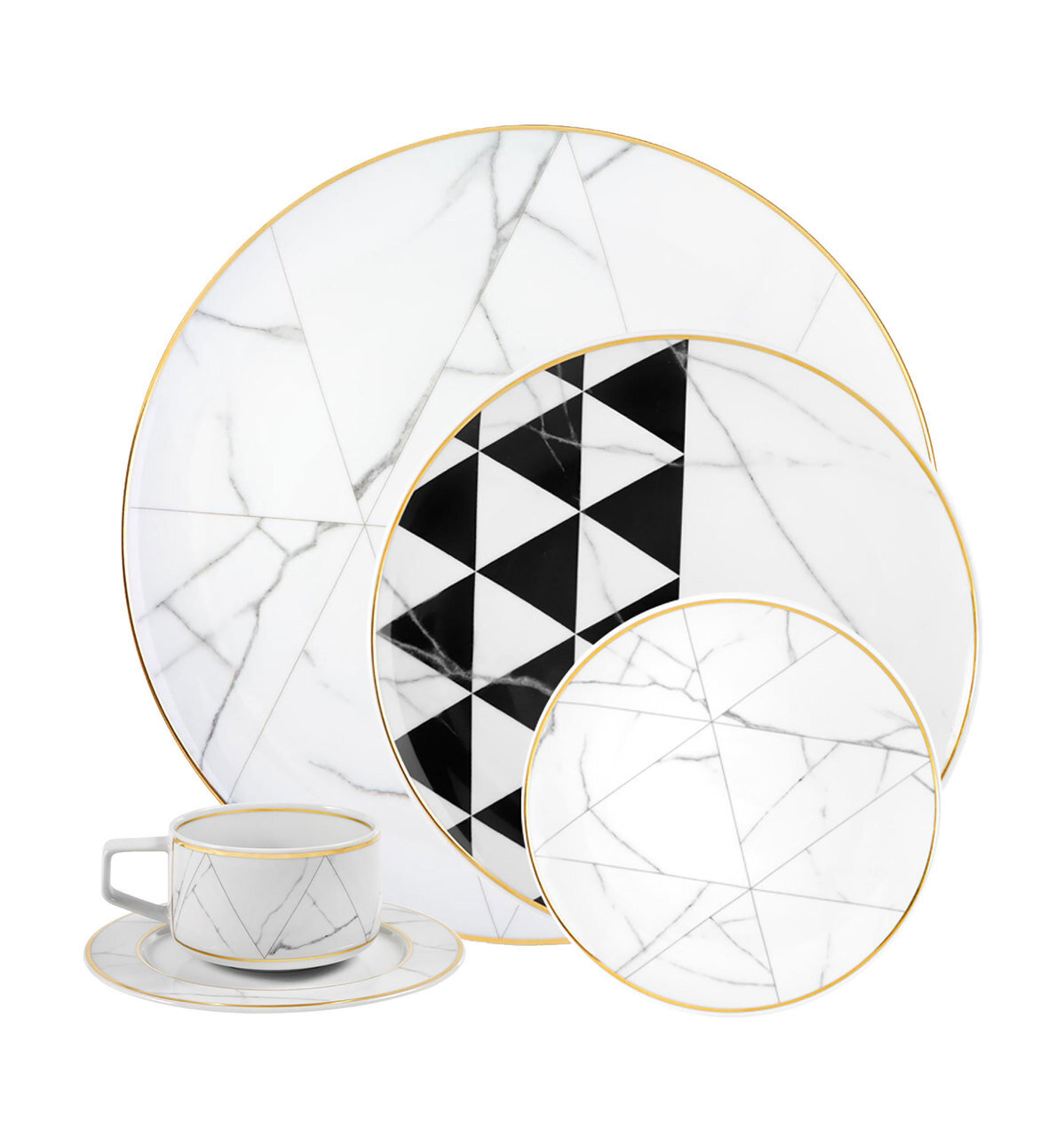 Vista Alegre Carrara 5 Piece Place Setting 21128682, MPN: 21128682, 5601266130996