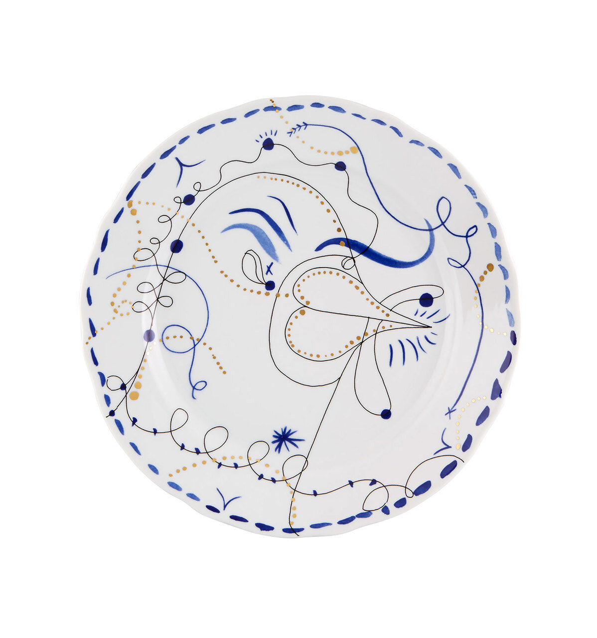 Vista Alegre Folkifunki Dinner Plate Chicken 21127771, MPN: 21127771, 5601266909875