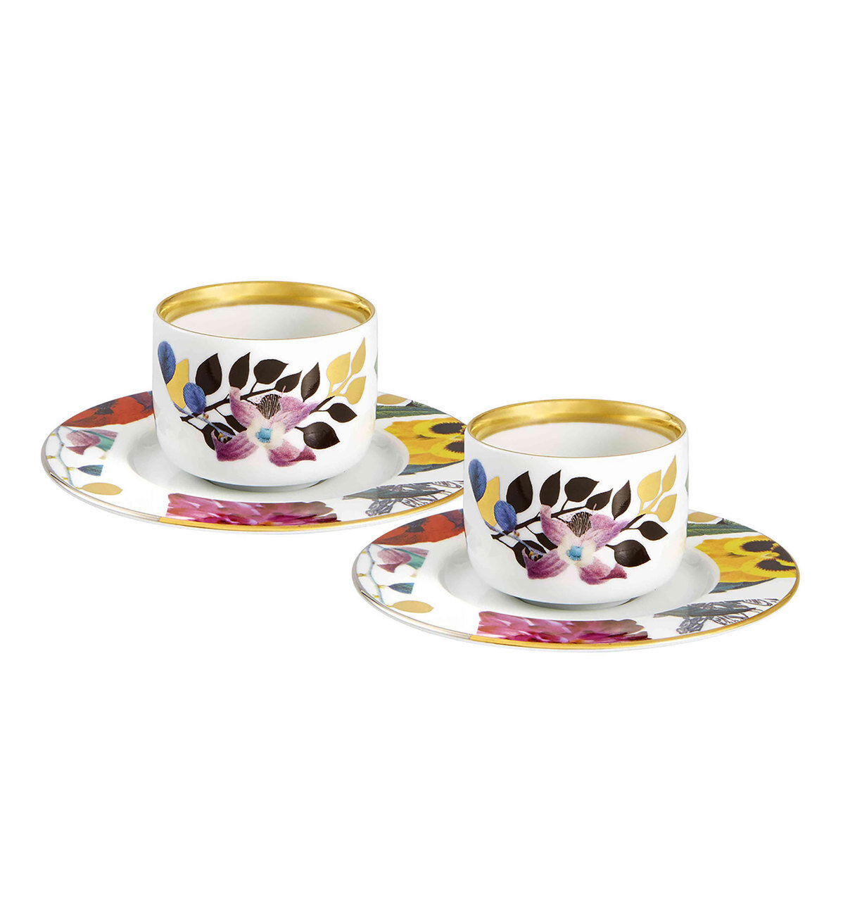 Vista Alegre Christian Lacroix Primavera Set 2 Coffee Cups &amp; Saucers 21132631, MPN: 21132631, Vista…