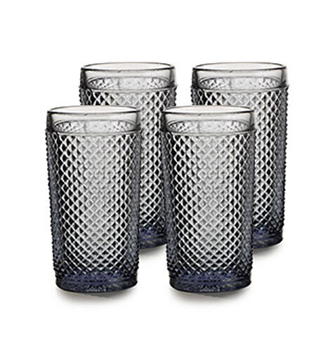 Vista Alegre Bicos Set Of 4 Highball Grey 49000008, MPN: 49000008, 5601266303963