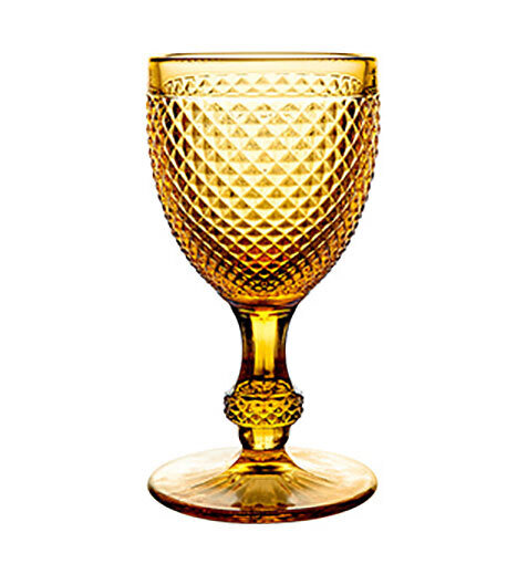 Vista Alegre Bicos Set Of 4 Red Wine Amber 49000063, MPN: 49000063, 5601266873930