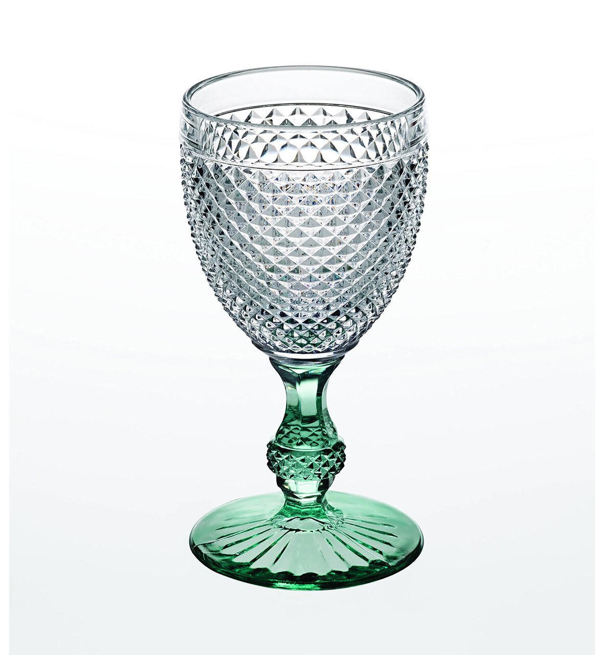 Vista Alegre Bicos Bicolor Goblet With Mint Stem 49000429, MPN: 49000429, 0