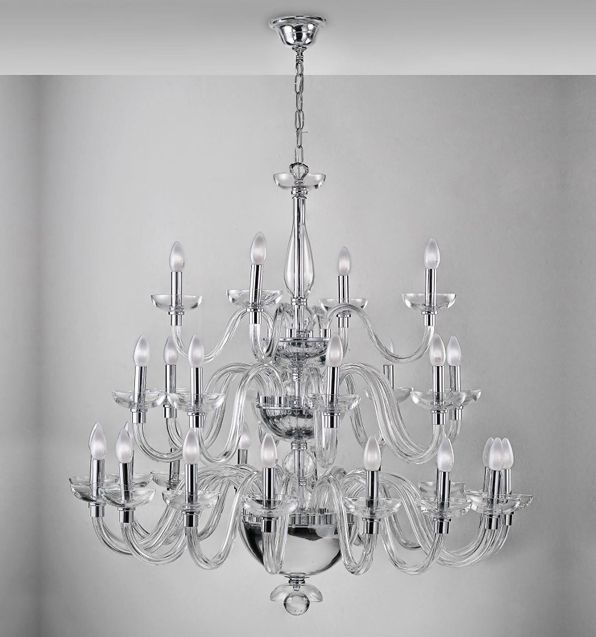 Vista Alegre Diamond Chandelier With 3 Levels And 21 Arms 48000370