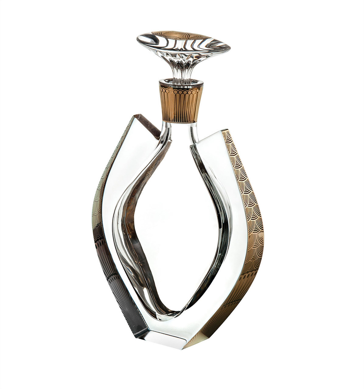 Vista Alegre Fenix Case With Whisky Decanter With Gold 48000776