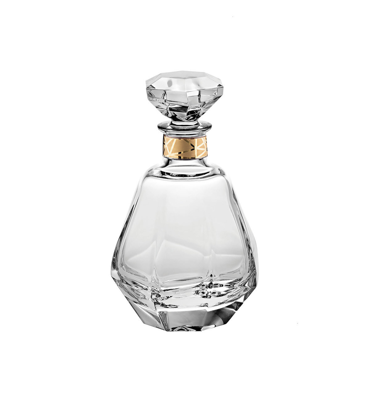 Vista Alegre Gemstone Whisky Decanter With Gold 48001430, MPN: 48001430, 0