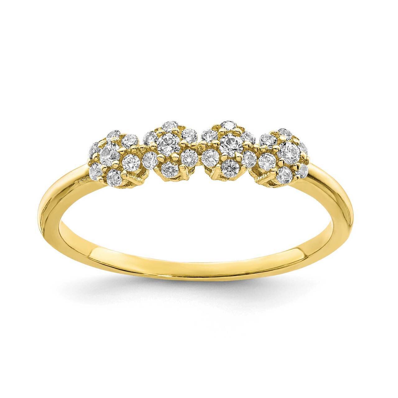 Stackable Ring 10k Gold CZ Diamond 10C1394, MPN: 10C1394, 883957740430