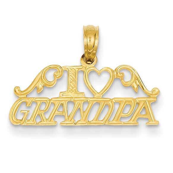 I Heart Grandpa Pendant 14k Gold C3021, MPN: C3021, 637218023844