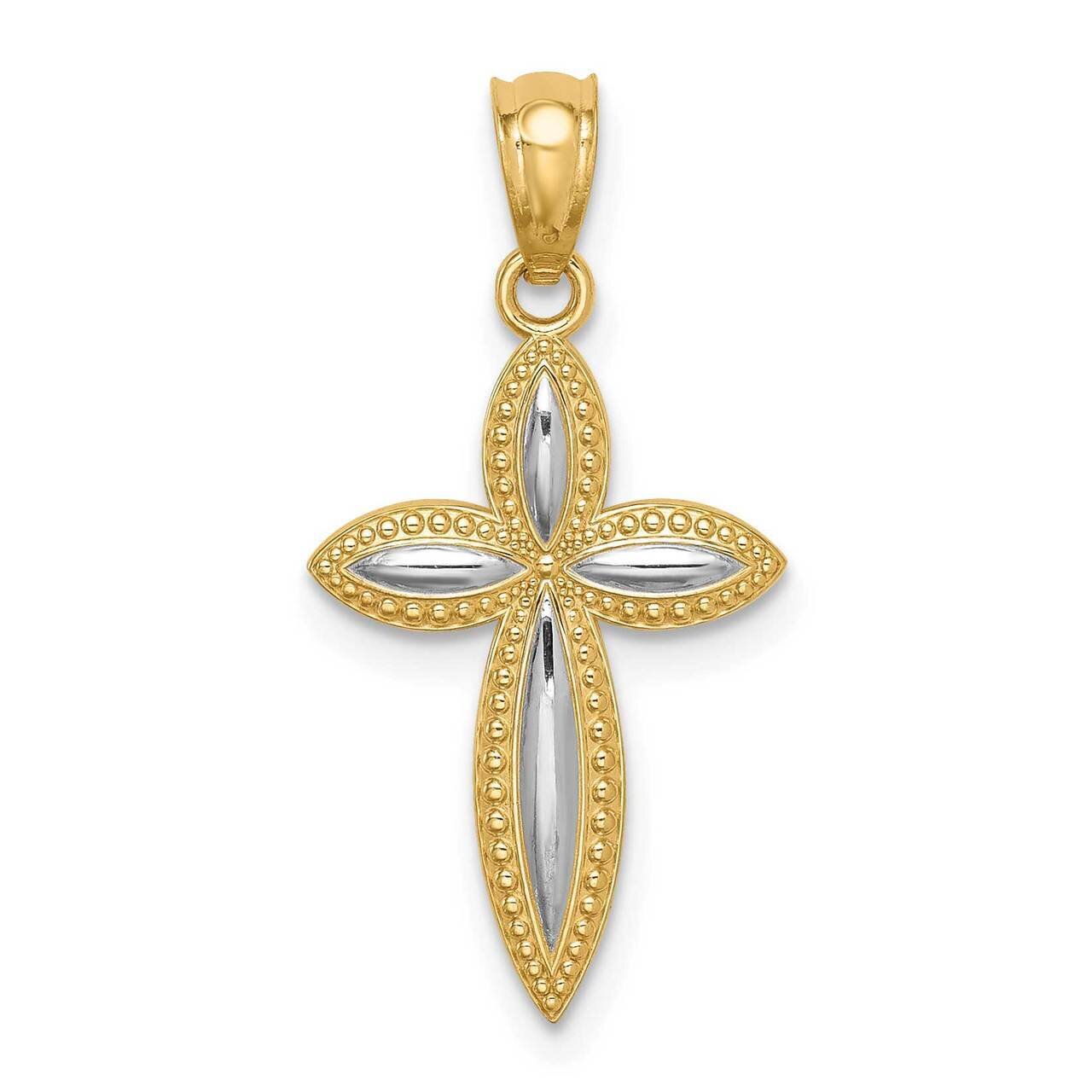 Passion Cross Pendant 14k White Gold Rhodium C4701, MPN: C4701, 883957222615