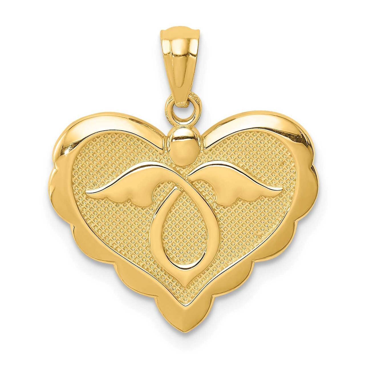 Angel in Heart Pendant 14k Gold C4716, MPN: C4716, 883957327570