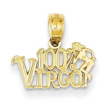100% Virgo Pendant 14k Gold D4059, MPN: D4059, 637218031610