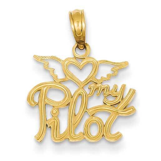 Heart My Pilot Pendant 14k Gold D4084, MPN: D4084, 637218015030