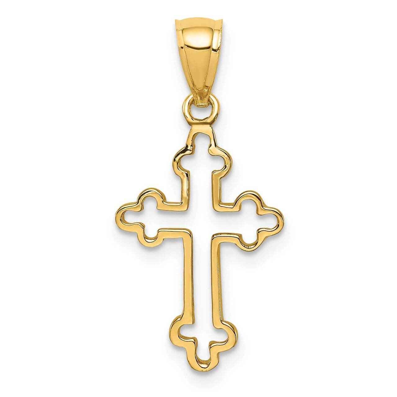 Cross Pendant 14k Gold Polished  D4652, MPN: D4652, 883957826134