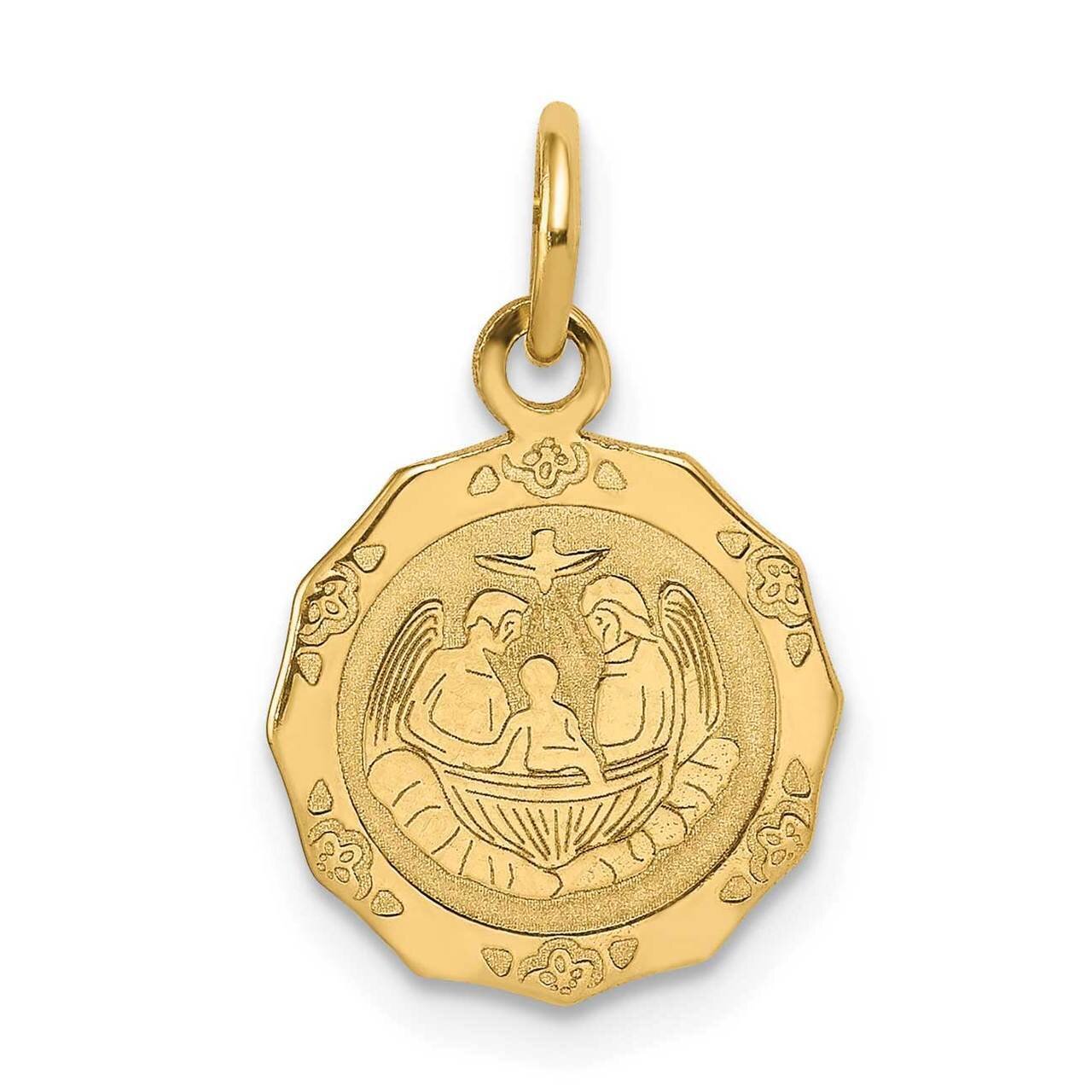 Baptism Polished Charm 14k Gold D535, MPN: D535, 883957278162