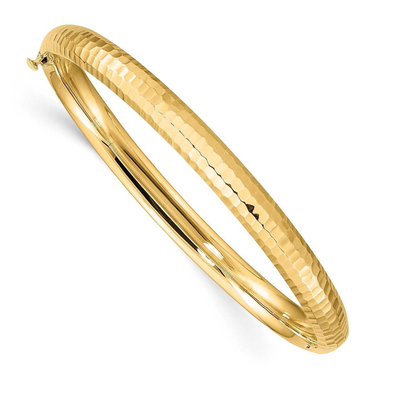 3/16 Hammered Children&#39;s Bangle 14k Gold DB690, MPN: DB690, 886774590271