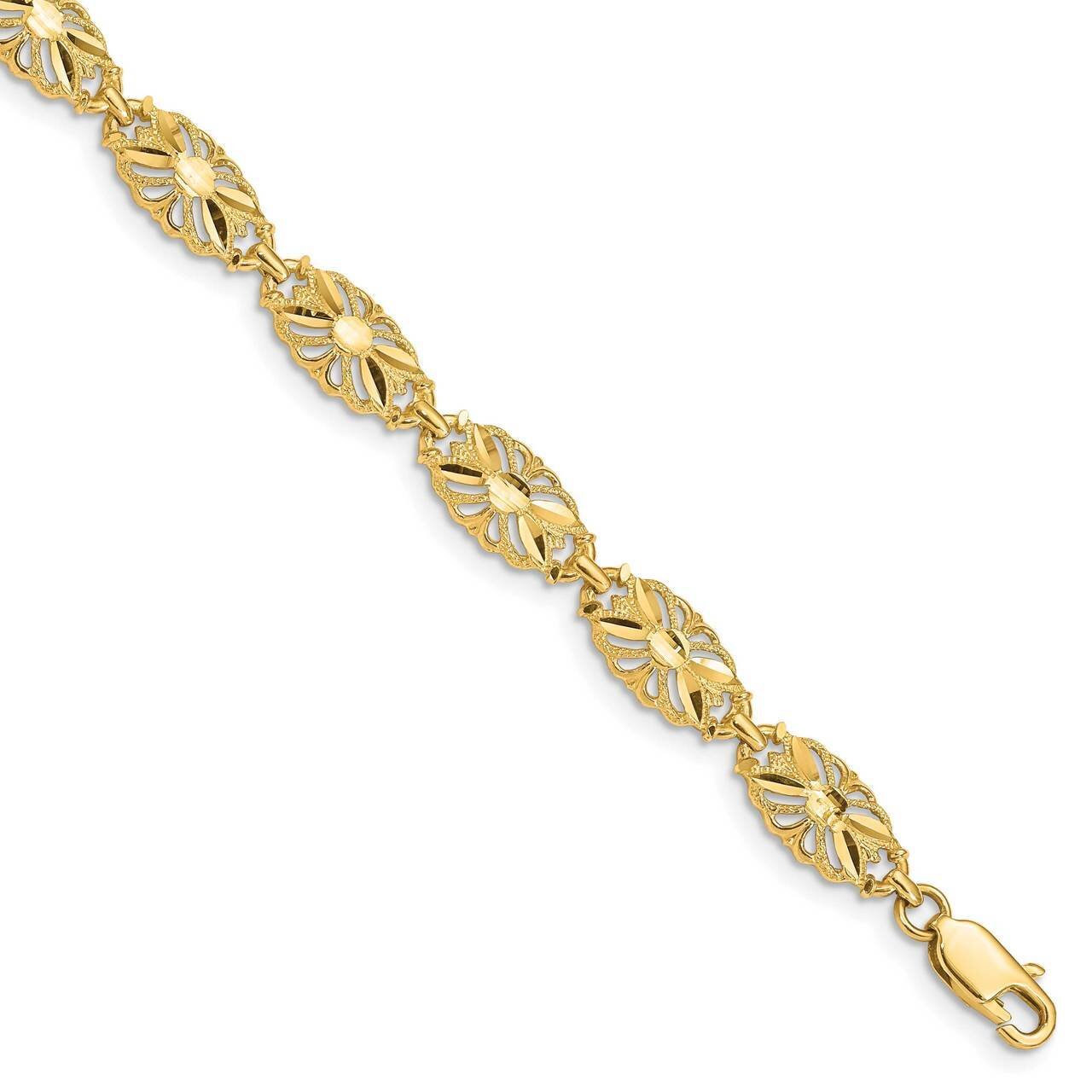 Bracelet 14k Gold Diamond-cut FB1537-7