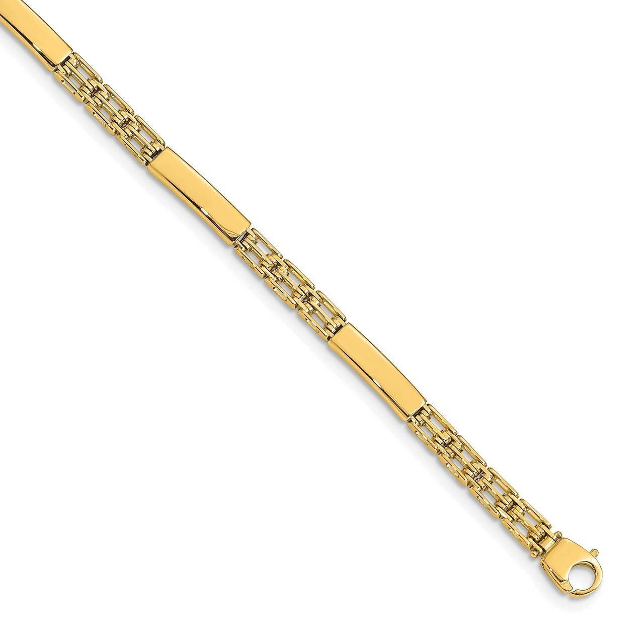 Men&#39;s Fancy Bracelet 14k Gold Polished  GB262-8.5, MPN: GB262-8.5, 886774020983