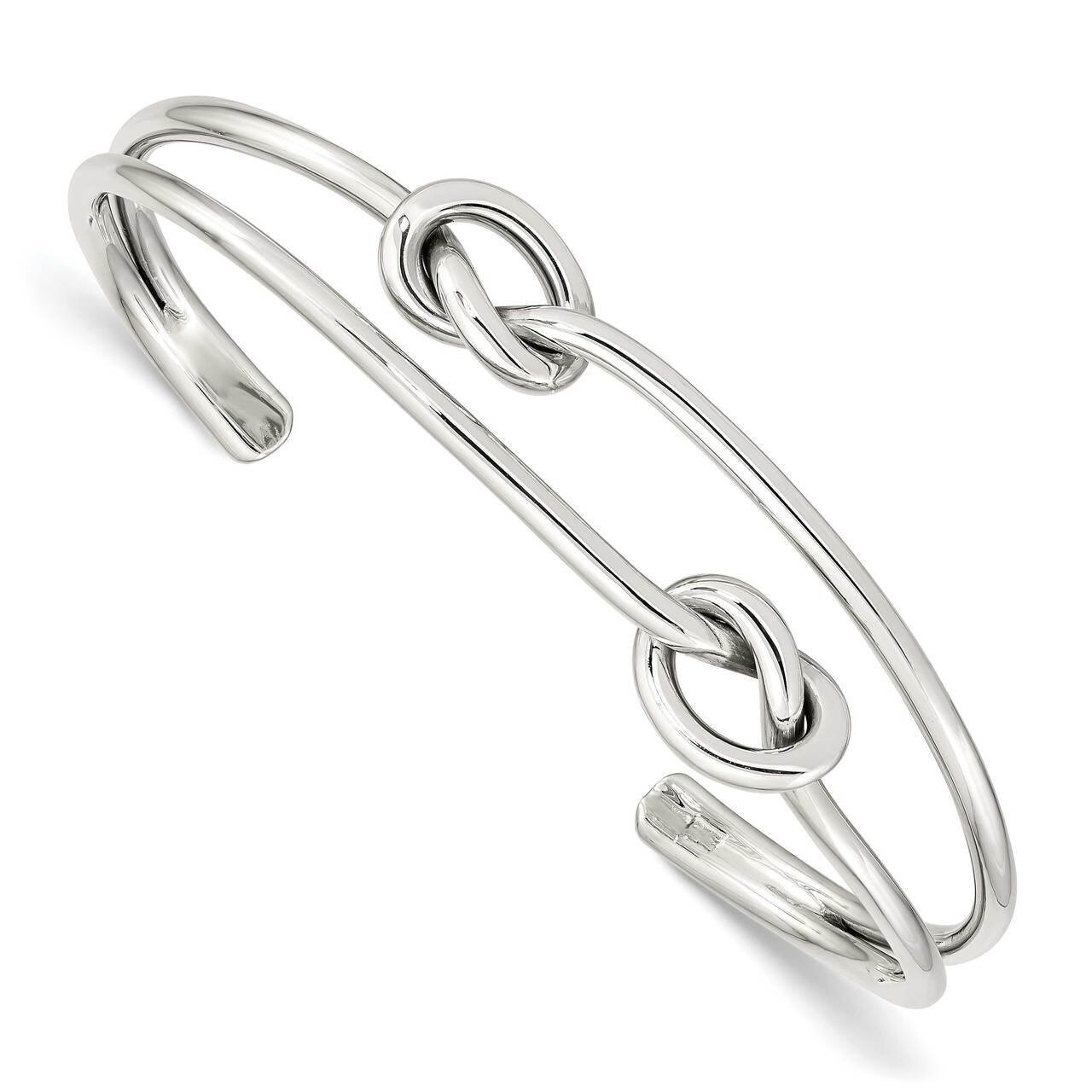 Knot Bangle Sterling Silver QB1243, MPN: QB1243, 883957939971