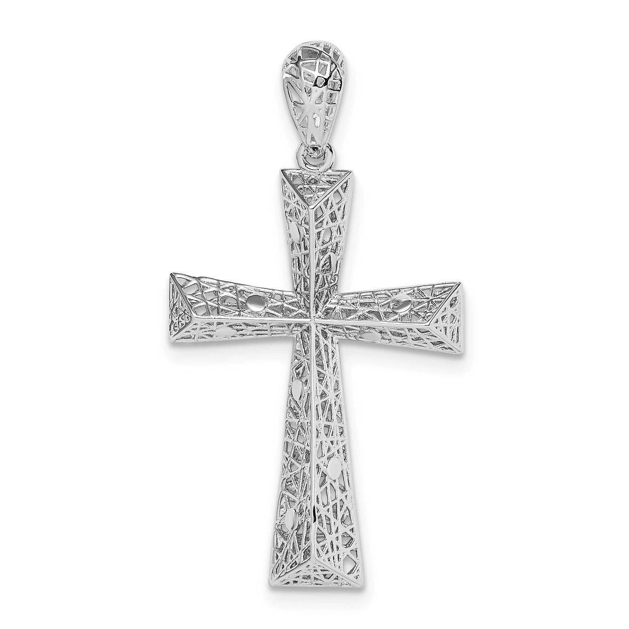 Cross Pendant Sterling Silver Rhodium-plated QC9376, MPN: QC9376, 883957935676