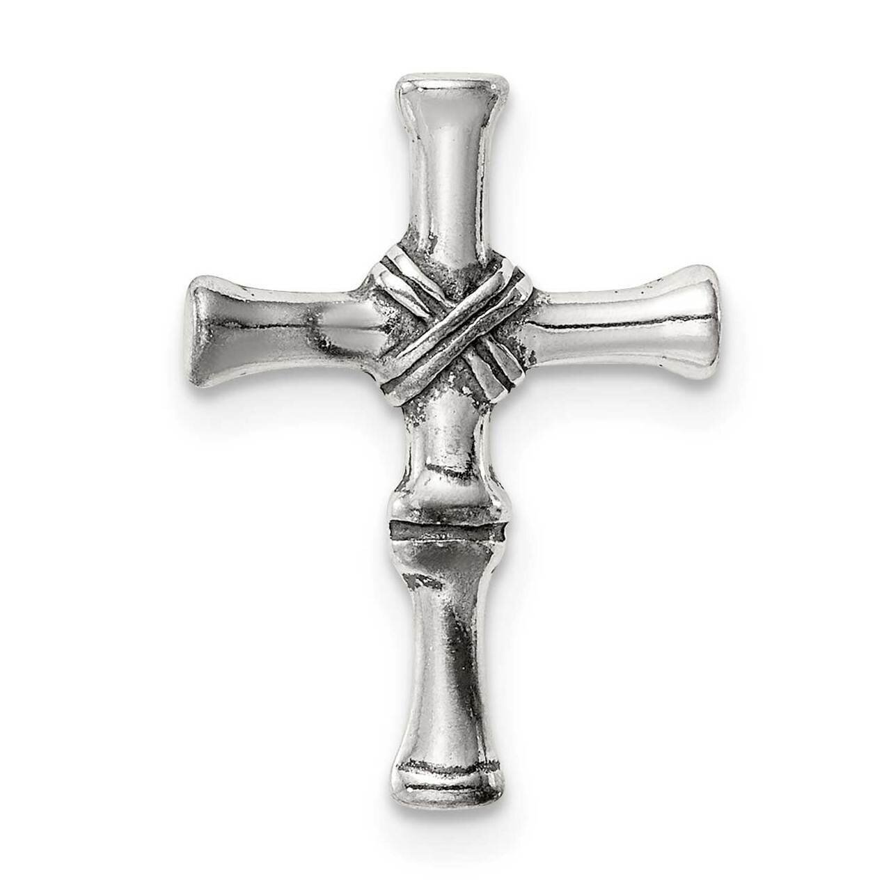 Cross Chain Slide Sterling Silver Antiqued QC9400, MPN: QC9400, 883957550985