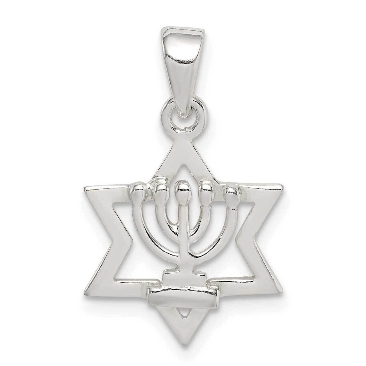 Star of David Pendant Sterling Silver QC9450, MPN: QC9450, 886774105680