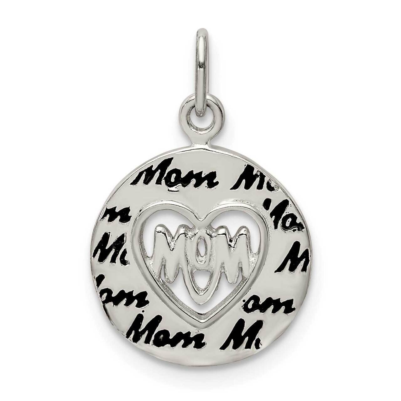 Enamel MOM Charm Sterling Silver QC9495, MPN: QC9495, 886774099996