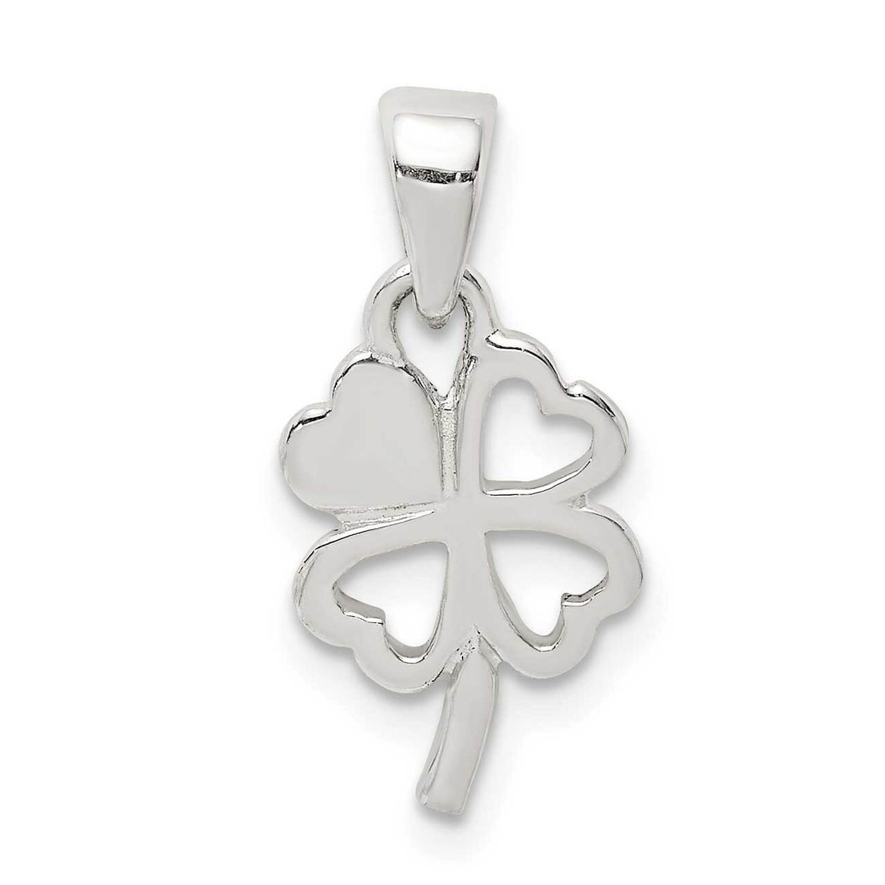 Clover Pendant Sterling Silver Polished QC9550, MPN: QC9550, 886774097602