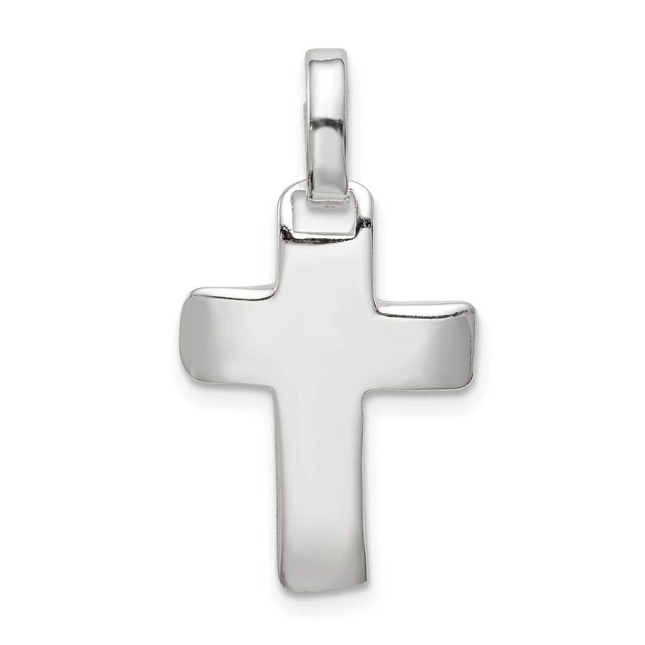 Cross Pendant Sterling Silver Polished QC9679, MPN: QC9679, 886774114705