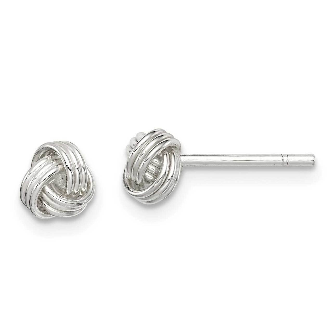 Love Knot Post Earrings Sterling Silver QE14620