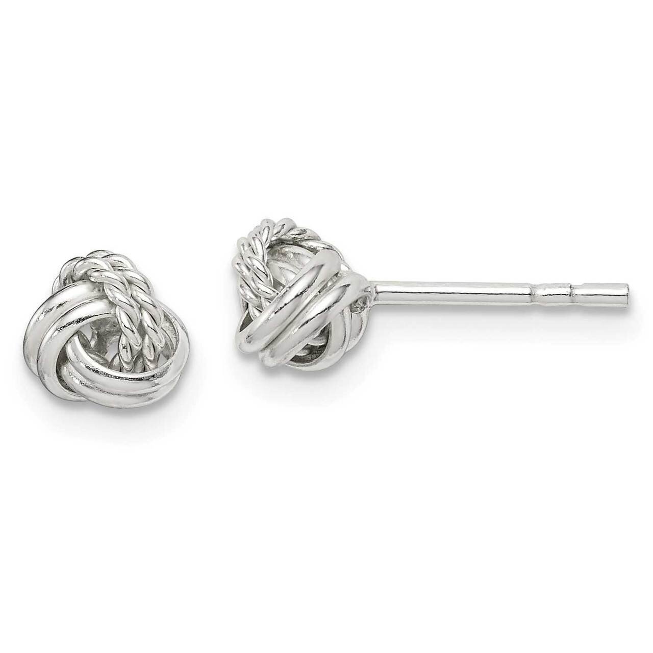 Love Knot Post Earrings Sterling Silver QE14621, MPN: QE14621, 886774080123