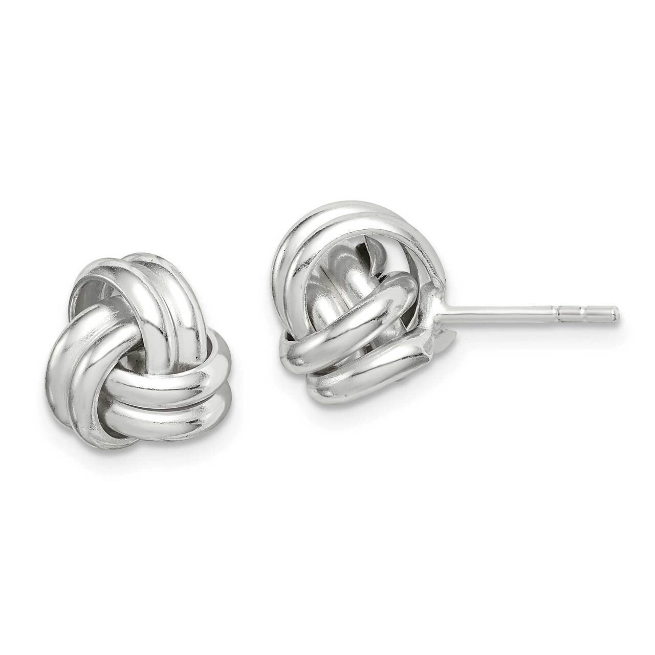Love Knot Post Earrings Sterling Silver QE14622
