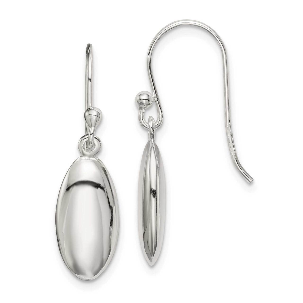 Oval Bead Dangle Earrings Sterling Silver QE14640, MPN: QE14640, 886774087870