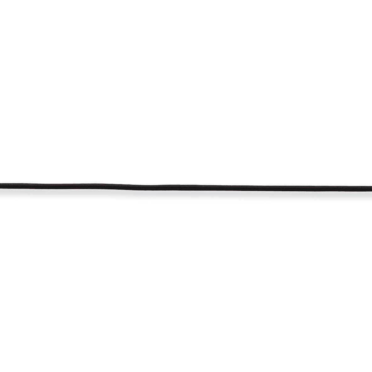 20inch 1.5mm Black Leather Cord Necklace Sterling Silver QG1297, MPN: QG1297, 191101275173