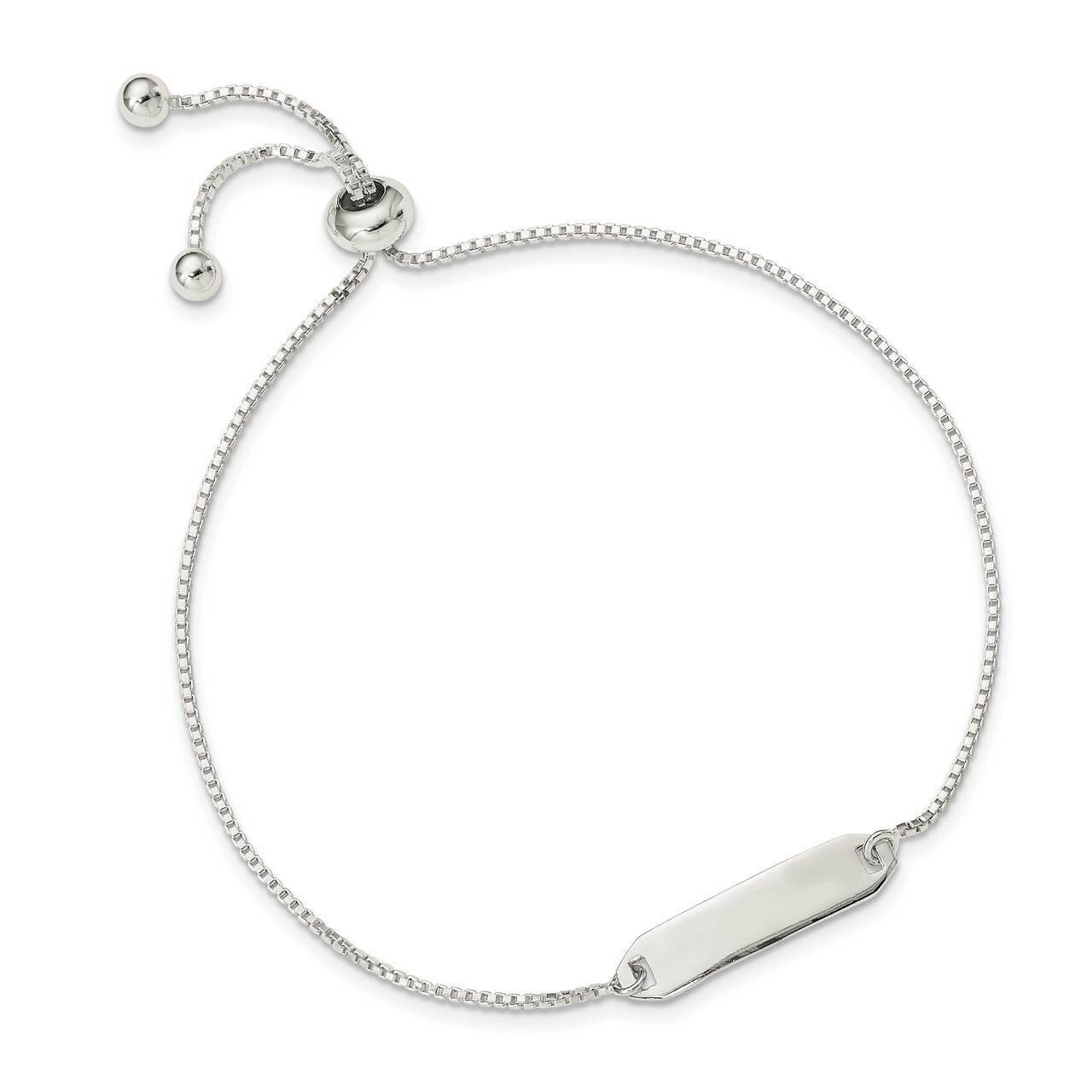 Bar Adjustable Bracelet Sterling Silver Polished QG4763, MPN: QG4763, 886774113760